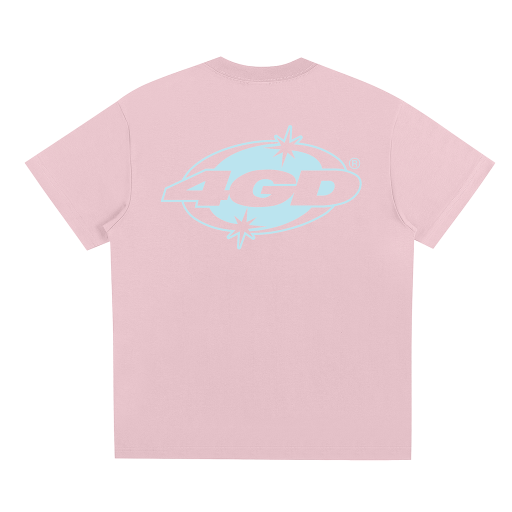 4GD T-Shirt: Pink and Blue